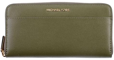 michael kors sage green wallet|michael kors army green wallet.